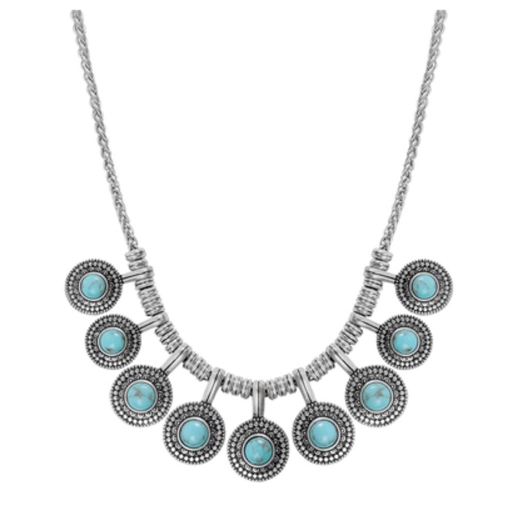 Lucky Brand turquoise collar necklace